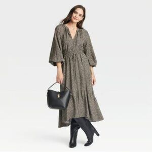 NWT - A New Day Leopard Maxi Dress